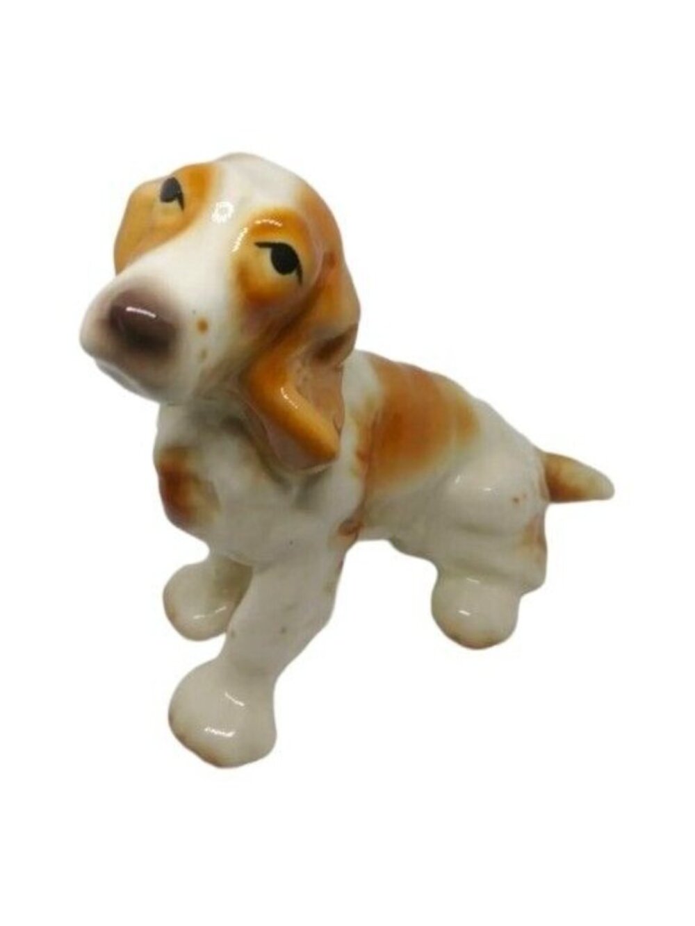 Vintage springer cocker spaniel figurine stamped Goldcrest Ceramic Corp 5" dog - Picture 9 of 11